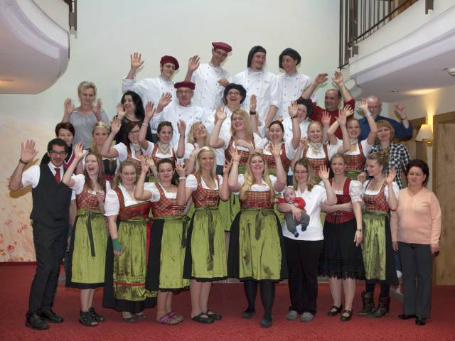 Teamfoto vom Hotel Plankl